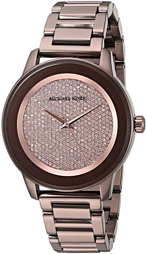 michael kors 6245|Michael Kors Women's Kinley Brown Watch MK6245 .